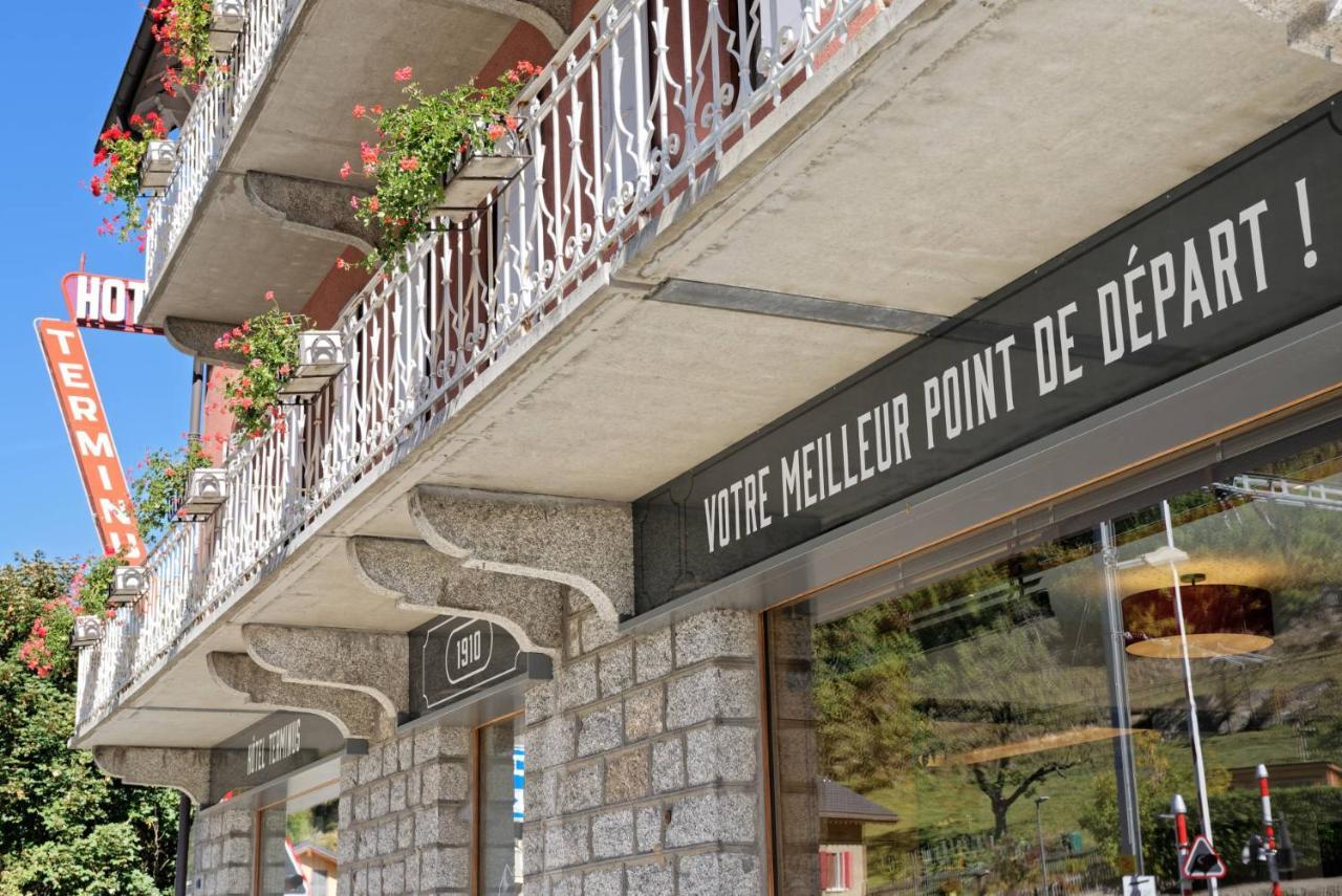 Hotel Terminus Orsieres Exterior photo