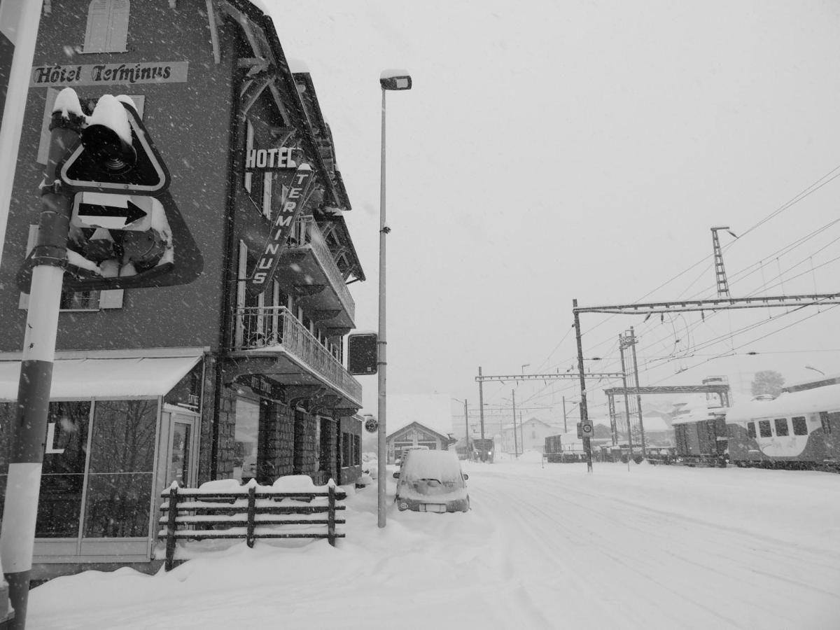 Hotel Terminus Orsieres Exterior photo